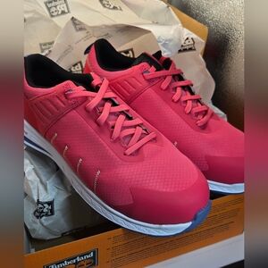 NIB Timberland Overdrive PRO Fuchsia Working Composite Shoes